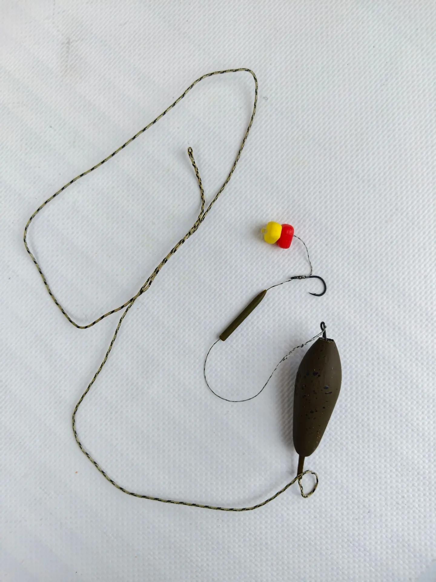 Кормушка фидерная KAIDA с оснасткой 6#, Gripper Dinstance Lead для донной ловли 85 гр