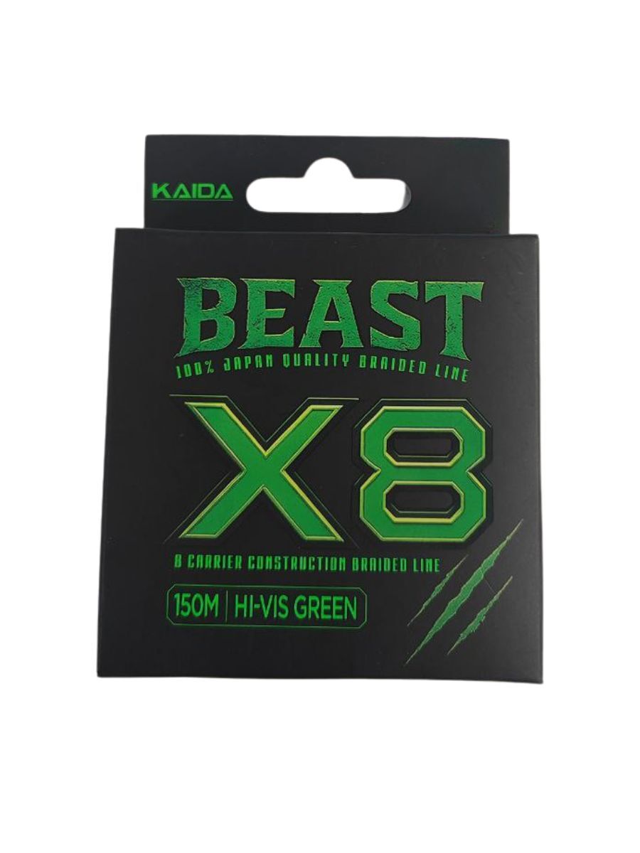 Плетеный шнур для рыбалки / леска плетенка для спиннинга и фидера Kaida X8 Beast 150 м 0,28 мм