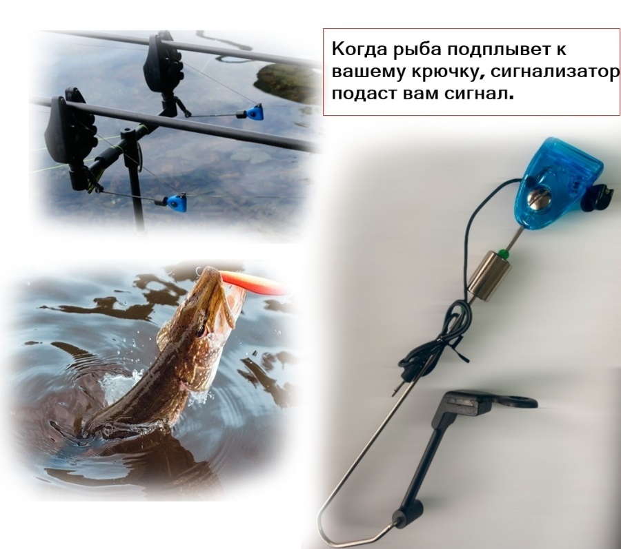 Рыболовный сигнализатор поклевки SWINGER CARP FISHING ACCESSORY(голубой)
