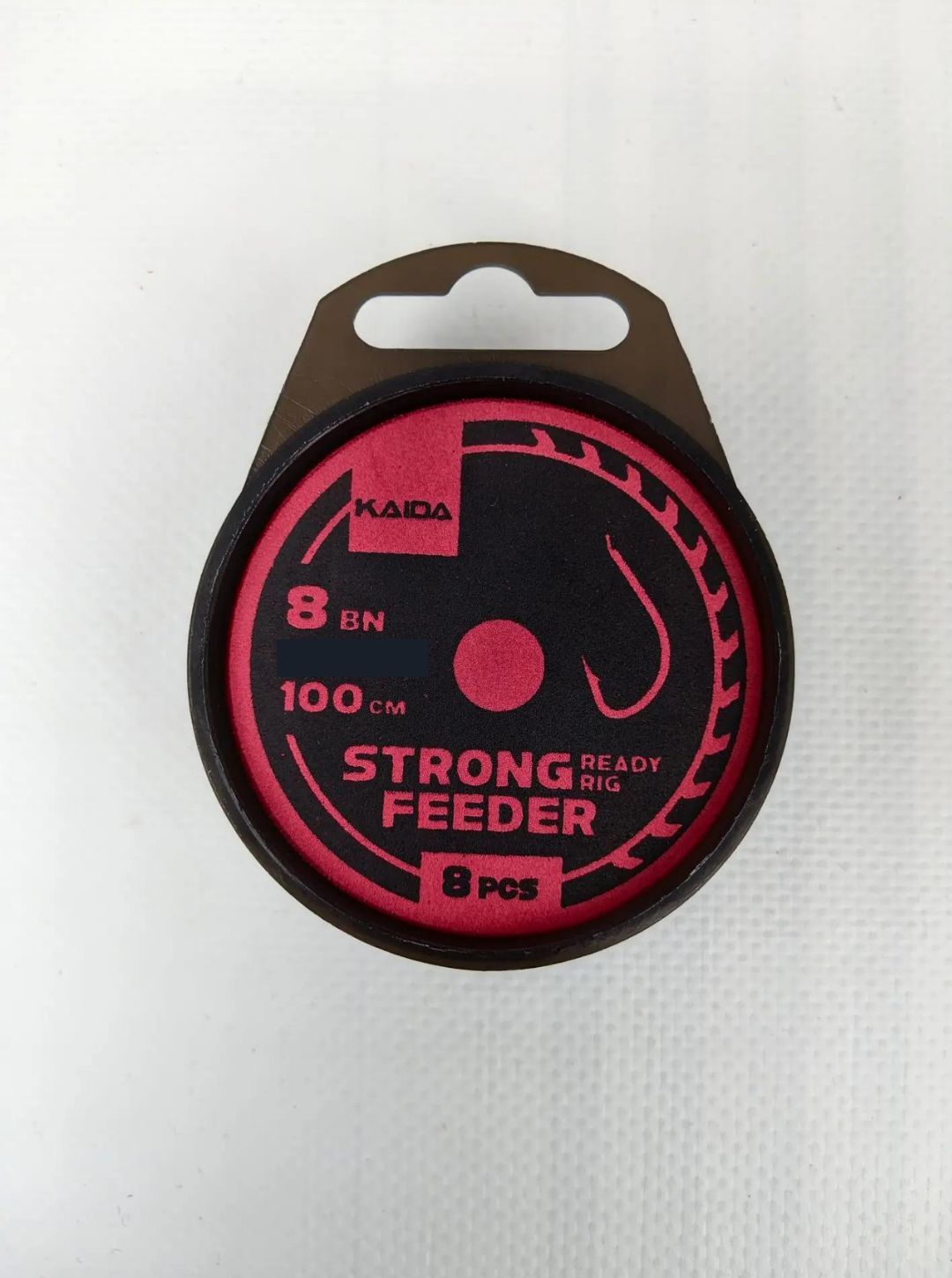 Поводки для рыбалки KAIDA, набор Strong Feeder из 8 шт с фидерными крючками 0.16 мм