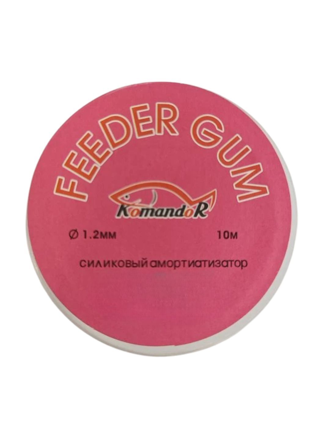 Фидергам для рыбалки прозрачный, фидерная резина для лески Feeder Gum 1.2 мм, 10 м