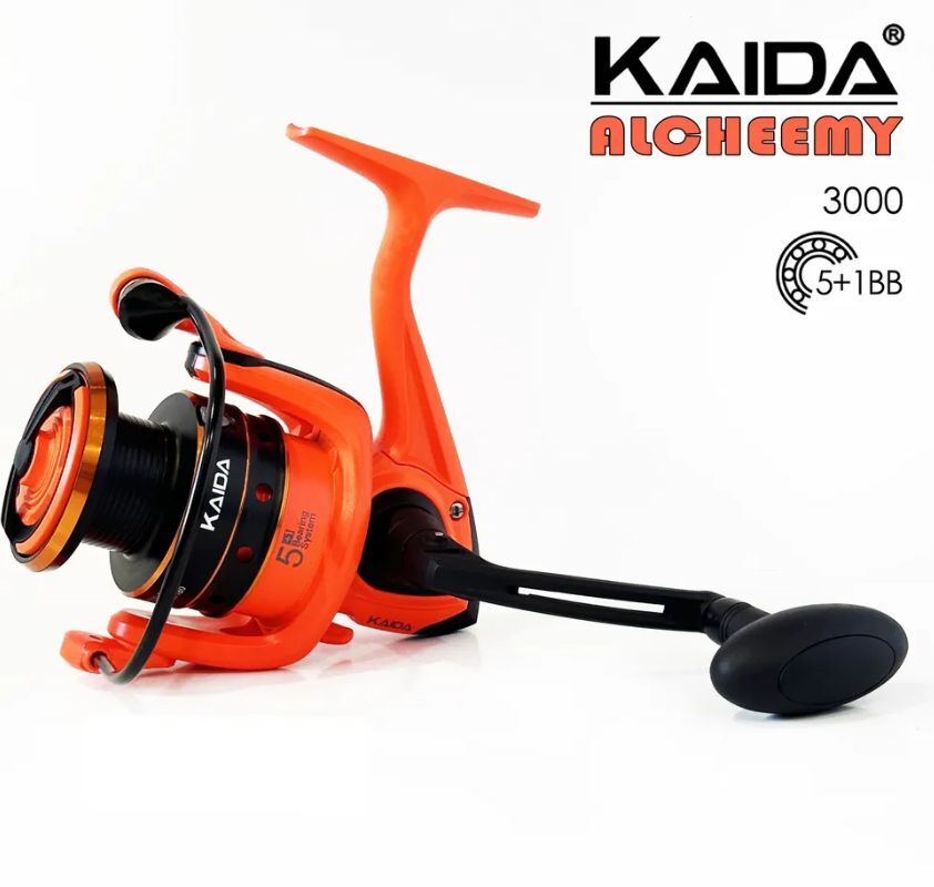 Катушка для спиннинга и удочки Kaida / катушка для рыбалки ALCHEMY 3000 (5+1) передний фрикцион
