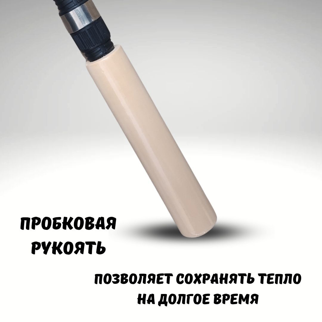 Удочка зимняя / Телескопичаская удочка для зимней рыбалки Mikado Судак 55см