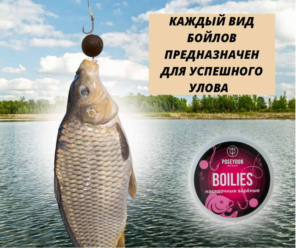 Бойлы Poseydon Group насадочные варенные "Кукуруза" 20мм, 150g
