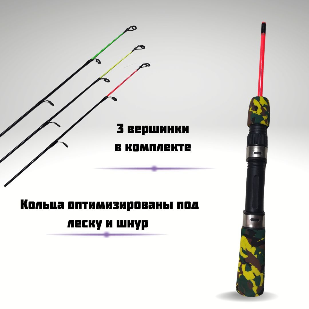 Удочка для зимней рыбалки Sokudo / Зимняя удочка FEEDER HYDG-101, 65 см