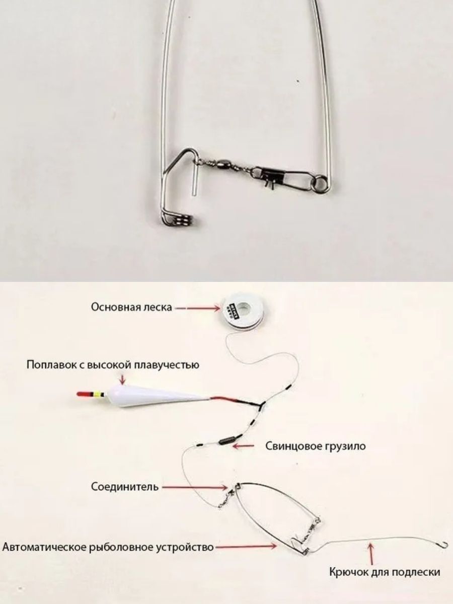 Самоподсекатель для рыбалки оснащенный Sokudo / самолов для охоты, фидера, донки