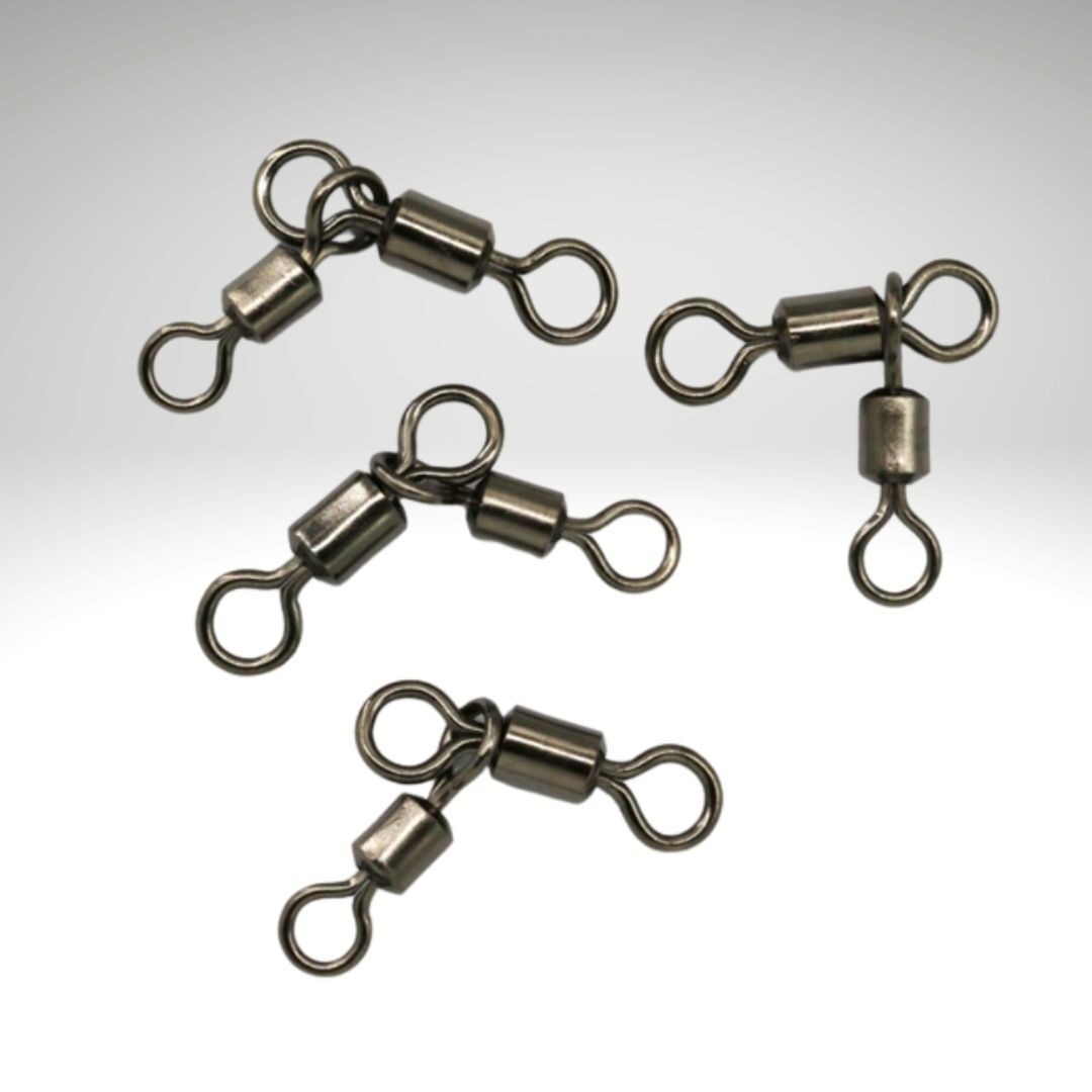 Вертлюг двойной рыболовный Kaida YM-1006 8х10 31lb / 14 kg
