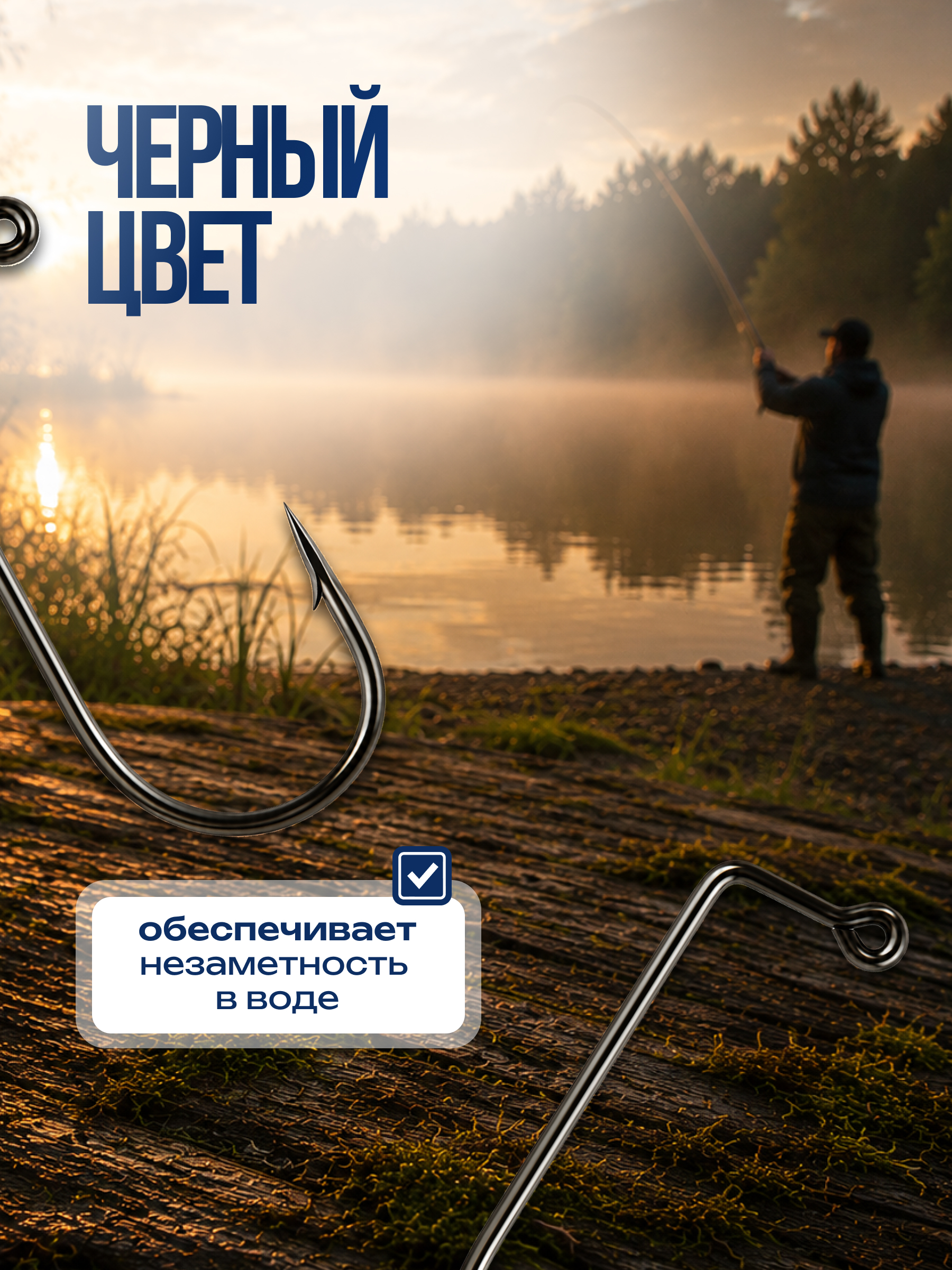 Крючки одинарные Kaida ABERDEEN JIG размер 4, в наборе 10шт