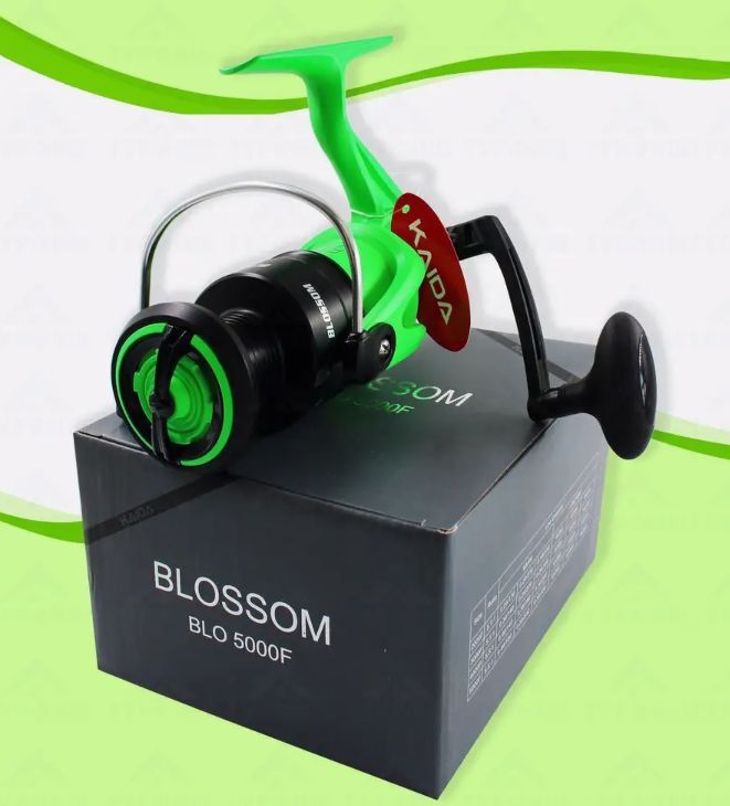 Катушка для спиннинга и удочки Kaida / катушка для рыбалки BLOSSOM 5000 (5+1) передний фрикцион