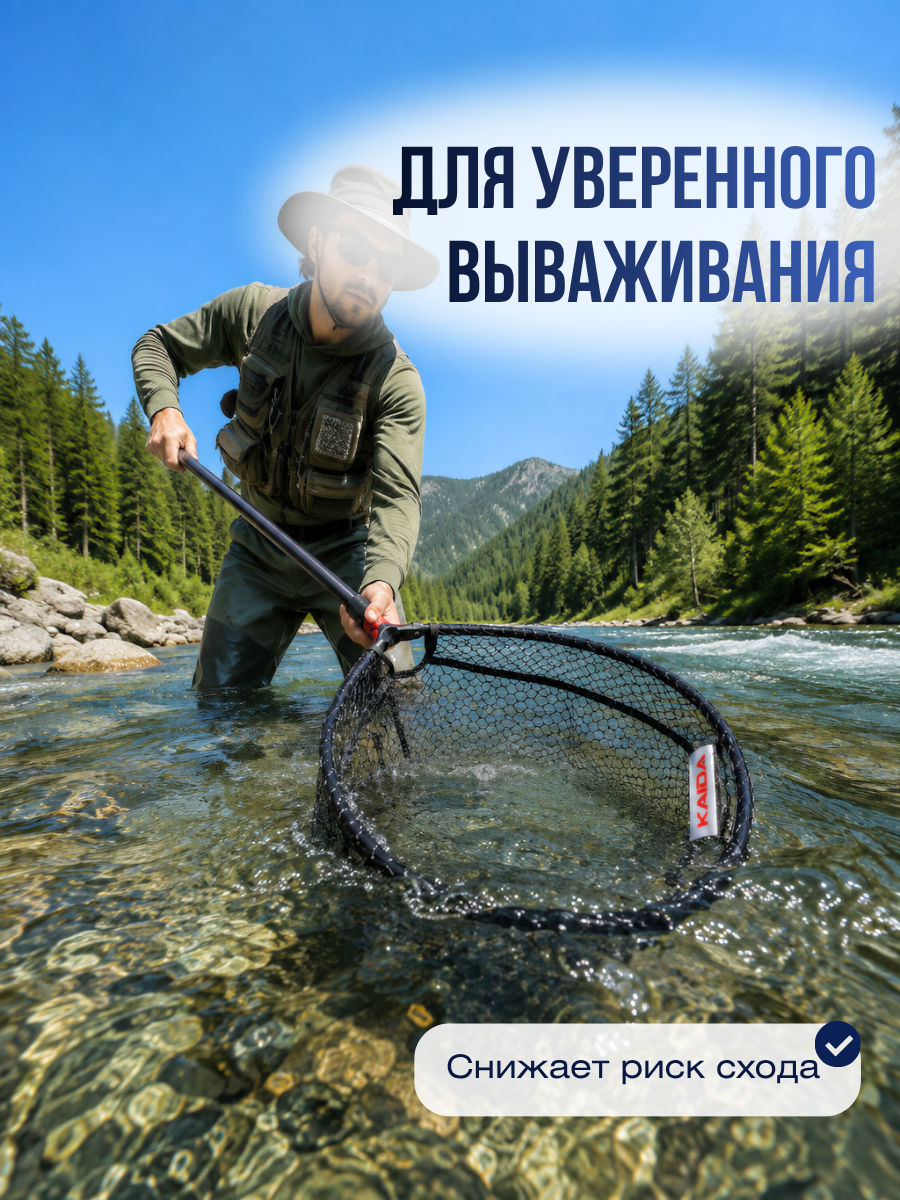 Голова для подсачека Kaida A65-60 диаметр - 60см