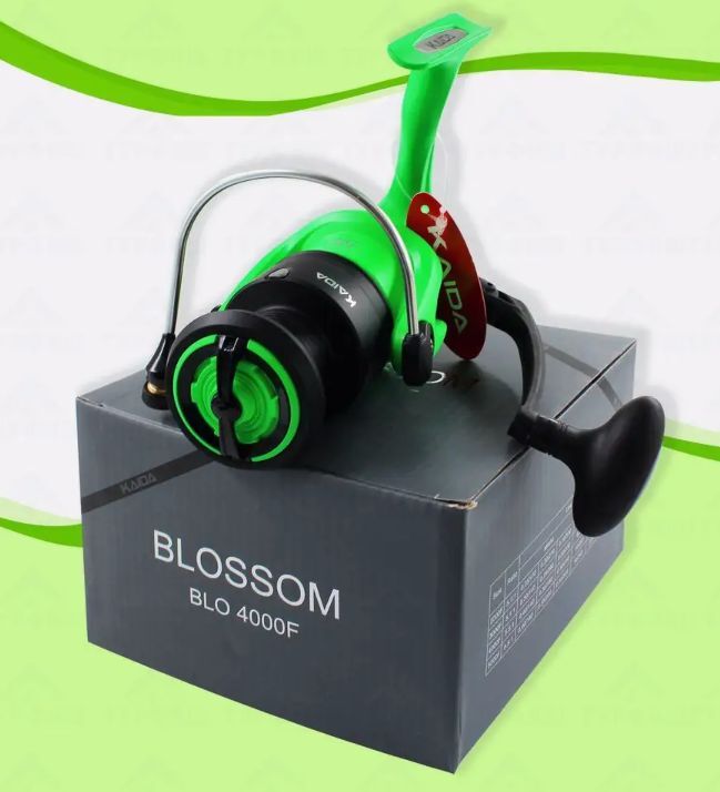 Катушка для спиннинга и удочки Kaida / катушка для рыбалки BLOSSOM 4000 (5+1) передний фрикцион